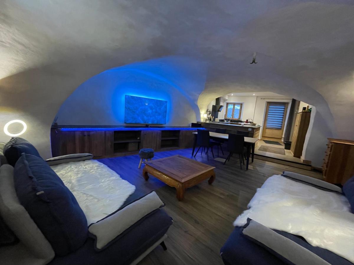 Le Monêtier-les-Bains Maison Stabatio Appartement Pierre מראה חיצוני תמונה